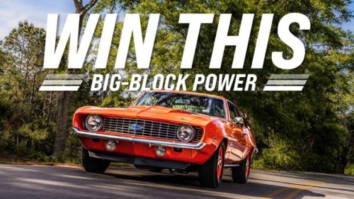 Win This 1969 Big Block Camaro Plus $10,000 Cash — Or Take $50,000