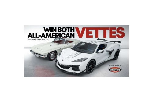 Ends 7/21: 5X More Entries for Readers — Corvette Dream Giveaway Pairs a 1965 Sting Ray With the 2026 Z06 Stars and Steel