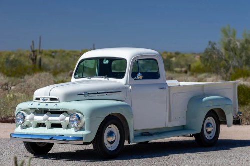 Restored 1952 Ford F-2 Pickup Heads to Auction With Flathead V8 and Modern Upgrades on Bring a Trailer