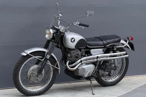 An Elvis-Delivered 1964 Honda Scrambler Missed Its Reserve. The Market Made the Right Call.
