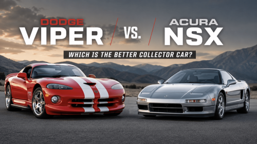 Dodge Viper vs Acura NSX: Which Is The Better Collector Car?