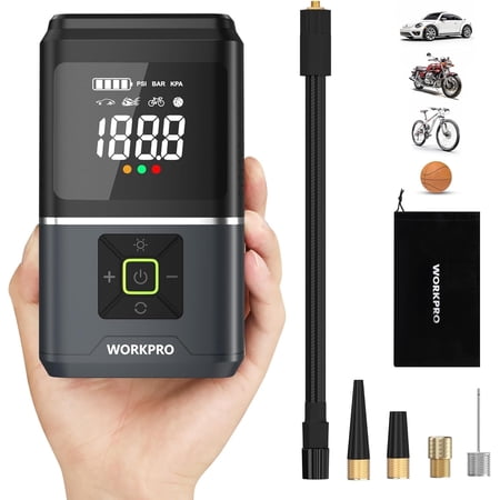 Workpro's Portable Air Compressor Is Just $17 at Walmart This Week, and It's Perfect for Road Trips