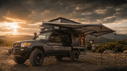 This Conversion Camper Lets Four Sleep On Two Big Beds In A Toyota Land Cruiser