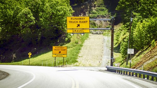 What Does It Mean When You See A 'Runaway Vehicles Only' Sign On The Road?