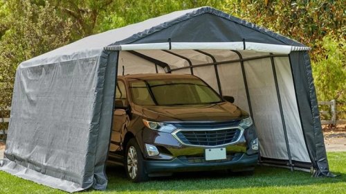 Harbor Freight's Portable Garage Is A 'Game Changer' For Storing Vehicles And Tools