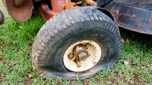 Can You Patch Or Plug A Flat Riding Mower Tire?
