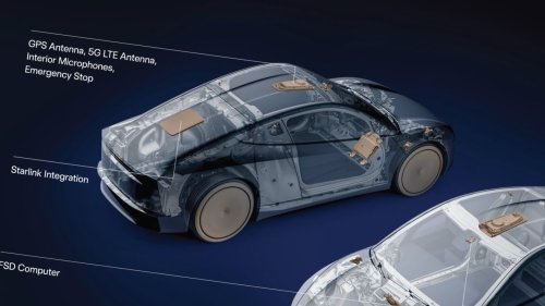 Starlink's New V5 Dish Heads To Tesla Cybercabs