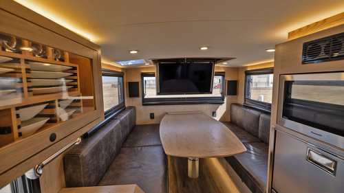This $1.1 Million Adventure Vehicle Hides a Plush Interior With a Full-Size Kitchen