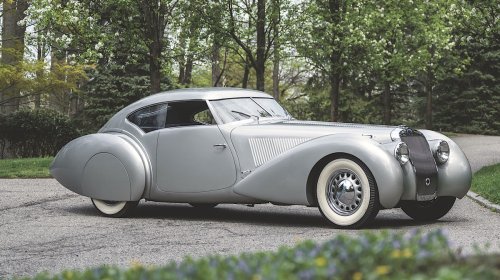 A 1937 Delage D8-120S Aerodynamic Coupe in Photos