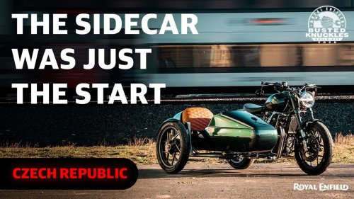 When's The Last Time You Saw A Royal Enfield Sidecar? Well, Now You Have