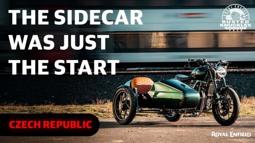 When's The Last Time You Saw A Royal Enfield Sidecar? Well, Now You Have