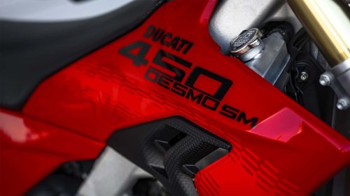 Ducati Just Debuted a Supermoto With Desmo450 SM. We're All Going To Jail