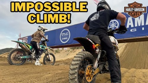 Watch A Slew Of Motorcycles, Three-Wheelers, and Quads Do This Insane Hill Climb