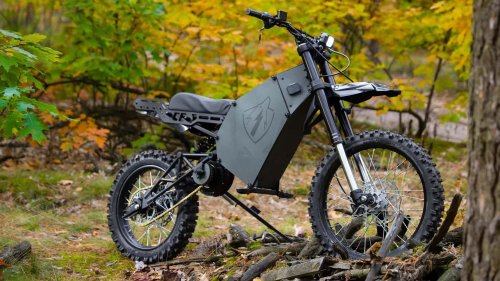 This EV Motorcycle Is Thermal Imaging Proof. It Also Can't Be Detected By Microphones