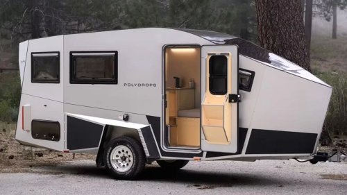Polydrops' new off-road trailer is the epitome of compact camping in style
