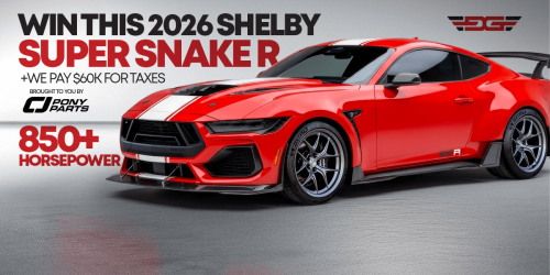 Win This 850-HP 2026 Shelby Super Snake-R With Bonus Entries