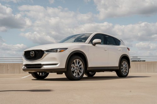 The New Mazda CX-5 Aces IIHS's Nastiest Crash Test. The 2025 Model Would've Just Plowed Through the Motorcycle
