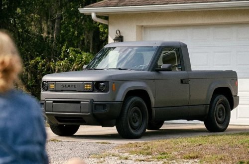 Slate's $24,950 EV pickup has crank windows, no radio, and a shot at U.S. buyers