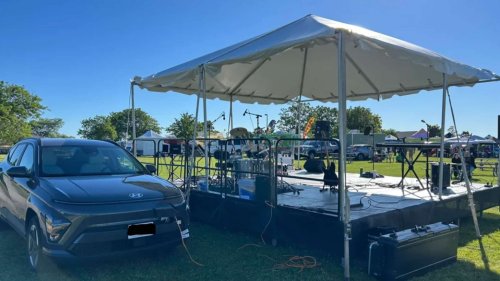 Milwaukee band powers entire live stage with Kona EV, and uses just 3% battery in 3 hours