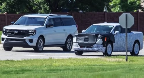 Covert photos hint that Ford's $30,000 electric pickup may be much smaller than expected