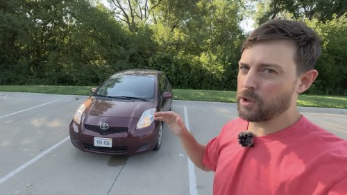 A 2010 Toyota Yaris driver makes brutal point about what US drivers can't buy new anymore