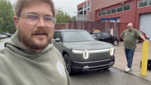 Loaded Rivian R2 hits its 4,400-pound tow limit, and range takes center stage