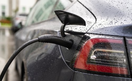 Twitch streamer charging in Walmart rain asks what many EV owners have wondered: Why no canopies?