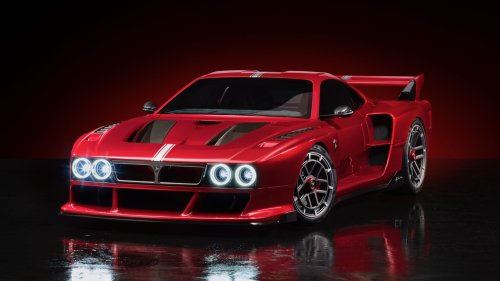 Koenigsegg Developed a 1,000-HP V8 for This Lancia Lookalike Hypercar