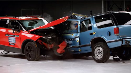 Old vs. New Chevy Blazer Crash Test Shows How Much Safety Has Improved Since the ’90s