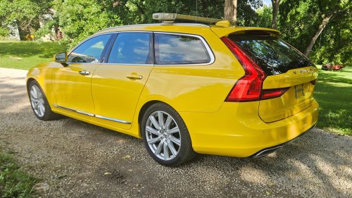 This Volvo V90’s Most Bizarre Feature Isn’t the Paint. It’s in the Trunk
