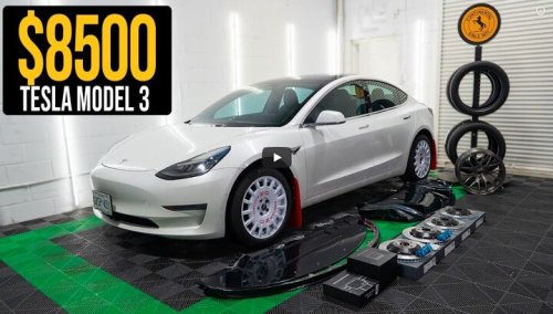 Building a CHEAP Tesla Model 3 - Perfect Mods!