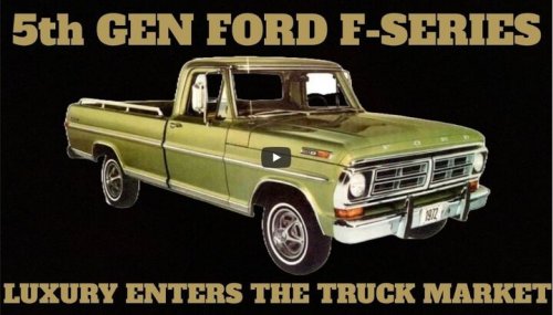 Fifth Generation (1967-1972) Ford F-Series: Ford Trucks Go Mainstream