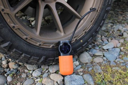 Wave Goodbye to Roadside Stress with This Compact Tire Inflator