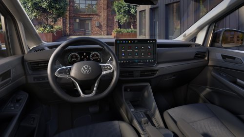 Volkswagen, Volkswagen Golf, Volkswagen Caddy, Volkswagen Caddy van gets more car-like than ever with Golf’s huge screen