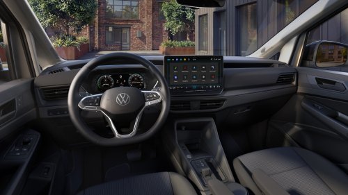 Volkswagen, Volkswagen Golf, Volkswagen Caddy, Volkswagen Caddy van gets more car-like than ever with Golf’s huge screen