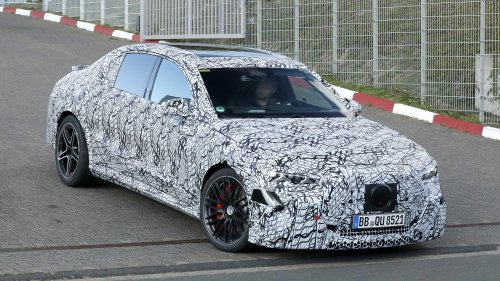 New Mercedes-AMG E-Class spotted as all-electric super saloon prepares for launch