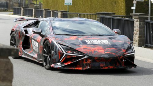 Mad Lamborghini Revuelto SV supercar spotted at the Nürburgring