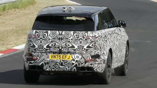 Range Rover, Range Rover Sport, Rover, New Range Rover Sport facelift spied with huge exhaust pipes