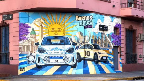 Smart #2 murals reveal electric city car’s design