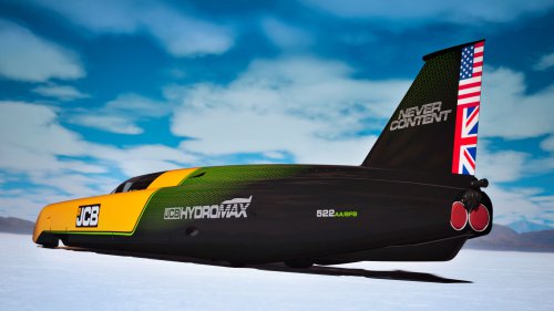 Insane JCB Hydromax targets 350mph, but imagine trying to park it