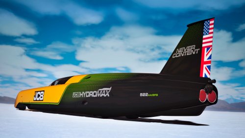 Insane JCB Hydromax targets 350mph, but imagine trying to park it