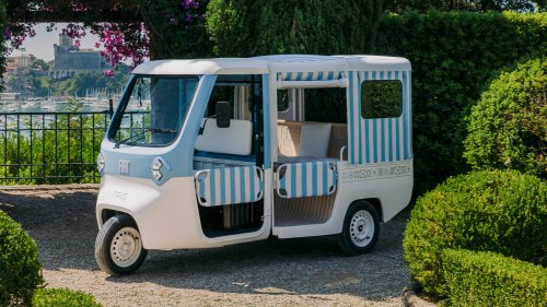 Fiat, Adorable Fiat Tris electric three-wheeler set to succeed the Piaggio Ape
