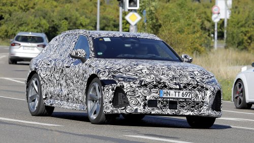 New 2027 Audi RS 6 Avant leaked… in the boot of the new RS 5