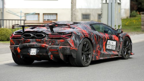 Lamborghini, SuperCar, Mad Lamborghini Revuelto SV supercar spotted at the Nürburgring