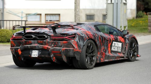 Mad Lamborghini Revuelto SV supercar spotted at the Nürburgring