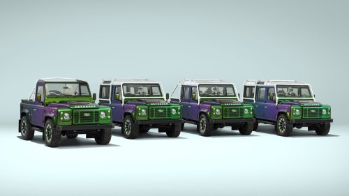 Land Rover, Rover, Four new Land Rover Defender Classic V8s with wild colour-changing paint go to one customer