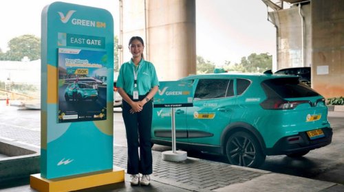 Taksi Listrik Green SM Resmi Beroperasi di Stasiun KCIC Halim, Ada Promo Diskon 15%
