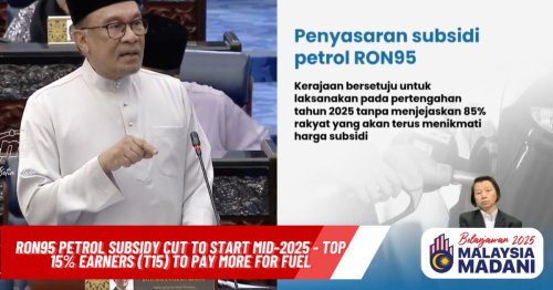 Gov’t will implement RON 95 subsidy rationalisation as planned, second half of 2025 roll-out – Amir Hamzah