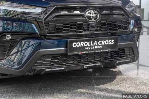 2026 Toyota Corolla Cross HEV GR Sport – new grille, extra GR logos, sportier cabin, same RM149k price