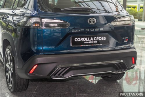 2026 Toyota Corolla Cross HEV GR Sport – new grille, extra GR logos, sportier cabin, same RM149k price